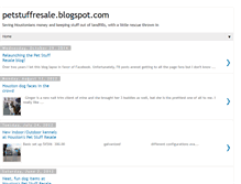 Tablet Screenshot of petstuffresale.blogspot.com