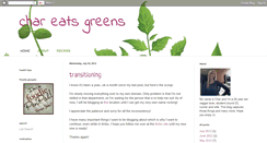 Desktop Screenshot of chareatsgreens.blogspot.com