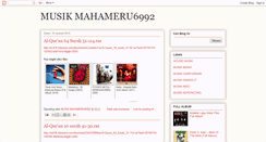 Desktop Screenshot of musikmahameru6992.blogspot.com