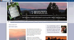 Desktop Screenshot of ourlifeofwonderful.blogspot.com