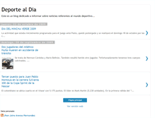 Tablet Screenshot of deportealdiafutbol.blogspot.com