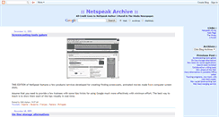 Desktop Screenshot of netspeakhome.blogspot.com