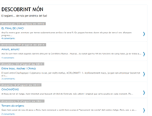 Tablet Screenshot of descobrint-mon.blogspot.com