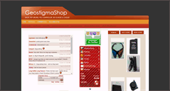 Desktop Screenshot of geostigmashop.blogspot.com