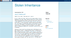 Desktop Screenshot of inheritance-rip-off.blogspot.com