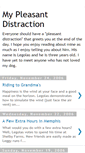 Mobile Screenshot of mypleasantdistraction.blogspot.com