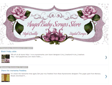 Tablet Screenshot of angelbabyscrapstore.blogspot.com