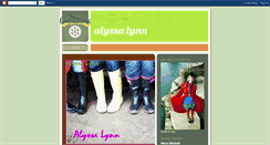 Desktop Screenshot of lyslynn.blogspot.com