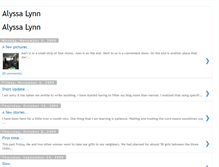 Tablet Screenshot of lyslynn.blogspot.com