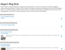 Tablet Screenshot of megansblogdesk.blogspot.com