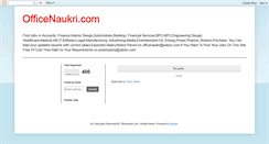 Desktop Screenshot of officenaukri.blogspot.com