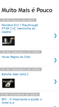 Mobile Screenshot of muitomaisepouco.blogspot.com