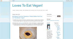 Desktop Screenshot of lovestoeatvegan.blogspot.com