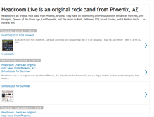 Tablet Screenshot of headroomrockband.blogspot.com