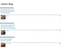 Tablet Screenshot of joellescommunity.blogspot.com