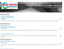 Tablet Screenshot of iklanekstra.blogspot.com