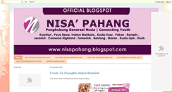 Desktop Screenshot of nisapahang.blogspot.com