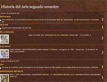 Tablet Screenshot of historiadelartesegundomestre.blogspot.com