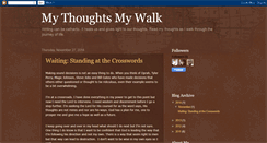 Desktop Screenshot of mythoughtsmywalk.blogspot.com