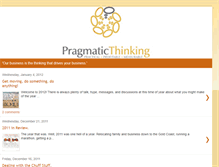 Tablet Screenshot of pragmaticideasblog.blogspot.com