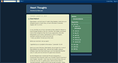 Desktop Screenshot of heartthoughtsbyhelen.blogspot.com