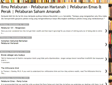 Tablet Screenshot of ilmu-pelaburan.blogspot.com