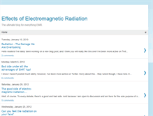 Tablet Screenshot of effectsofemr.blogspot.com