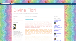 Desktop Screenshot of divinaflorarranjos.blogspot.com