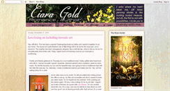 Desktop Screenshot of ciaragold.blogspot.com