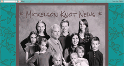 Desktop Screenshot of mickelsonfamilyknot.blogspot.com