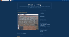 Desktop Screenshot of ghostspotting.blogspot.com