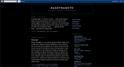 Desktop Screenshot of magdynamoto.blogspot.com