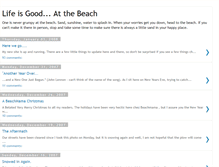 Tablet Screenshot of lifeisgoodatthebeach.blogspot.com