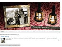 Tablet Screenshot of harrastelijatharjulla.blogspot.com