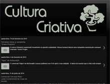 Tablet Screenshot of culturacriativa.blogspot.com