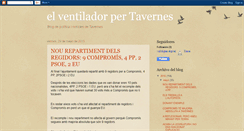 Desktop Screenshot of elventiladorpertavernes.blogspot.com