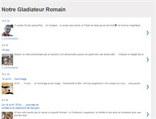 Tablet Screenshot of notre-gladiateur.blogspot.com