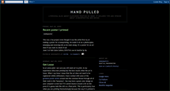 Desktop Screenshot of handpulled.blogspot.com