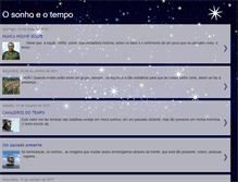 Tablet Screenshot of osonhoeotempo.blogspot.com