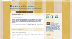 Desktop Screenshot of heywhocutthecheese.blogspot.com