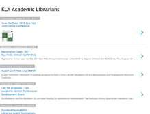 Tablet Screenshot of academiclibrarianskla.blogspot.com