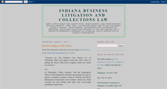 Desktop Screenshot of indianatradesecretslaw.blogspot.com