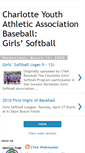 Mobile Screenshot of cyaa-softball.blogspot.com