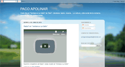 Desktop Screenshot of pacoapolinar.blogspot.com