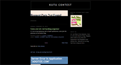 Desktop Screenshot of kutucontest.blogspot.com