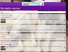 Tablet Screenshot of myagilityjourney.blogspot.com