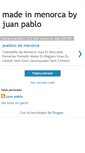 Mobile Screenshot of madeinmenorcabyjuanpablo.blogspot.com