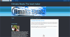 Desktop Screenshot of climaksbeats-thebeatmaker.blogspot.com