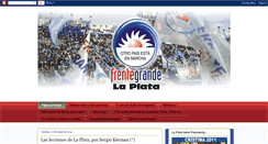 Desktop Screenshot of frentegrandelaplata.blogspot.com