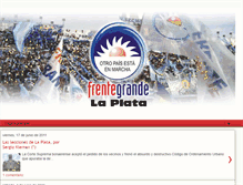 Tablet Screenshot of frentegrandelaplata.blogspot.com